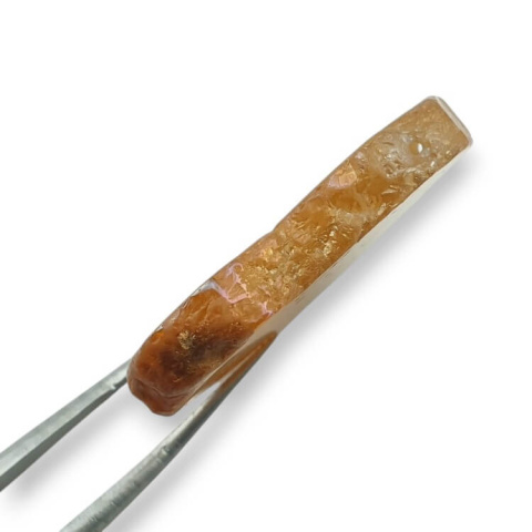 Agat tytanowy plaster z dziurką 31x28 mm nr 332 Agat tytanowy plaster z dziurką 31x28 mm nr 332