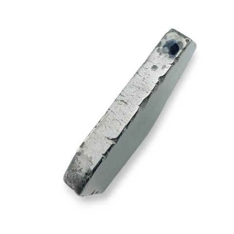 Titanium agate slice with hole 32x21 mm no 130 Titanium agate slice with hole 32x21 mm no 130
