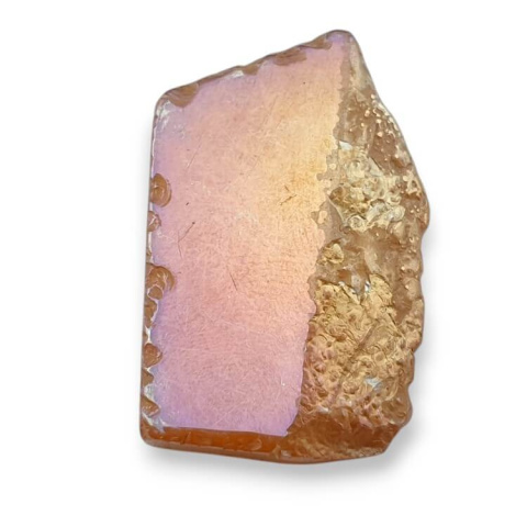 Titanium agate slice with hole 32x21 mm no 308 Titanium agate slice with hole 32x21 mm no 308