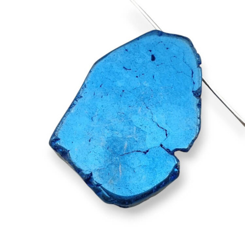 Titanium agate slice with hole 32x22 mm no 191 Titanium agate slice with hole 32x22 mm no 191