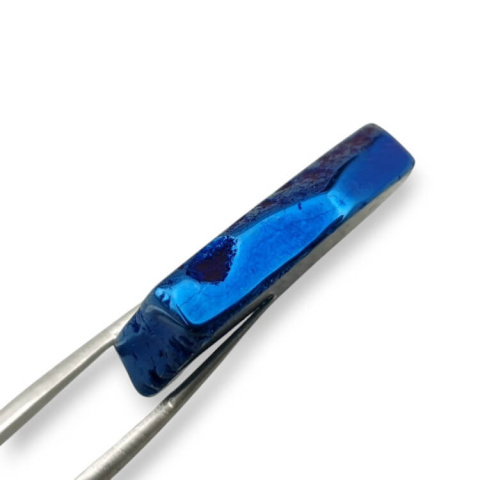 Titanium agate slice with hole 32x22 mm no 191 Titanium agate slice with hole 32x22 mm no 191