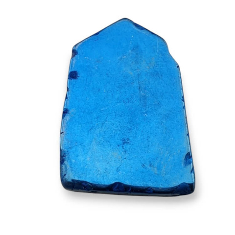 Titanium agate slice with hole 32x23 mm no 195 Titanium agate slice with hole 32x23 mm no 195