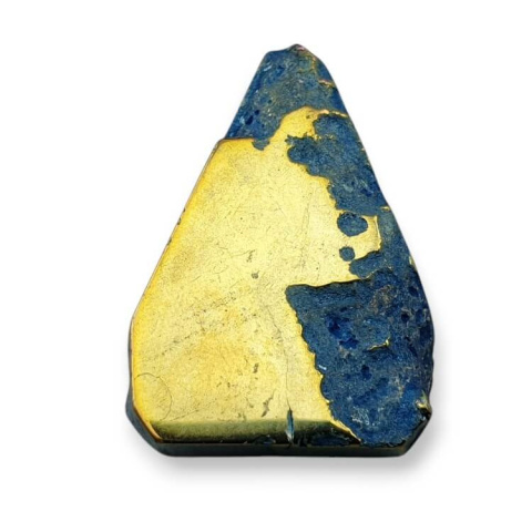 Titanium agate slice with hole 32x23 mm no 273 Titanium agate slice with hole 32x23 mm no 273