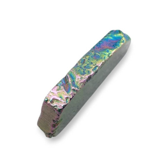 Titanium agate slice with hole 32x23 mm no 282