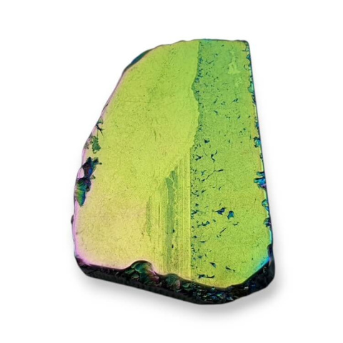 Titanium agate slice with hole 32x23 mm no 282 Titanium agate slice with hole 32x23 mm no 282