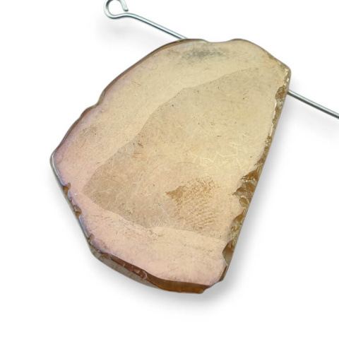 Titanium agate slice with hole 32x24 mm no 325 Titanium agate slice with hole 32x24 mm no 325
