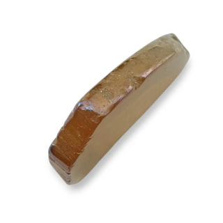Titanium agate slice with hole 32x24 mm no 325