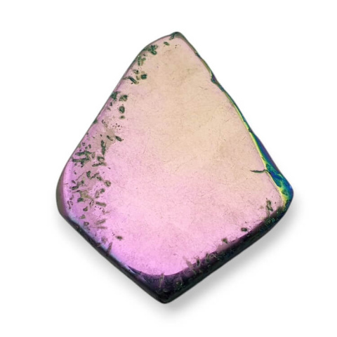 Titanium agate slice with hole 32x25 mm no 295 Titanium agate slice with hole 32x25 mm no 295