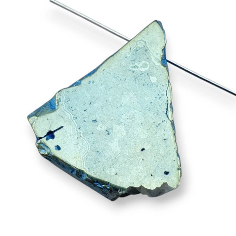 Titanium agate slice with hole 32x25 mm no 98 Titanium agate slice with hole 32x25 mm no 98