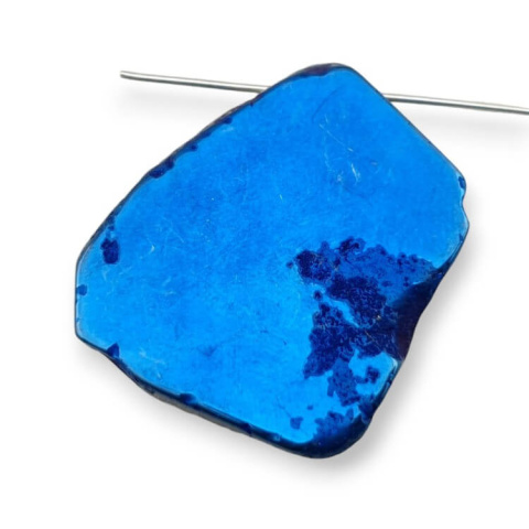 Titanium agate slice with hole 32x27 mm no 198 Titanium agate slice with hole 32x27 mm no 198