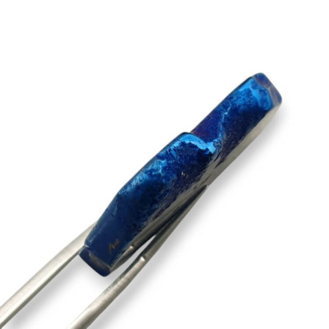 Titanium agate slice with hole 32x27 mm no 198 Titanium agate slice with hole 32x27 mm no 198