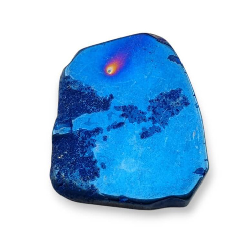 Titanium agate slice with hole 32x27 mm no 198 Titanium agate slice with hole 32x27 mm no 198