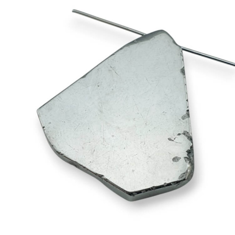 Titanium agate slice with hole 32x28 mm no 124 Titanium agate slice with hole 32x28 mm no 124