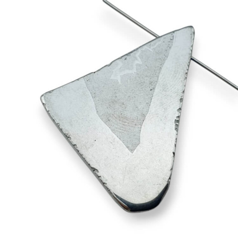 Titanium agate slice with hole 32x29 mm no 169 Titanium agate slice with hole 32x29 mm no 169