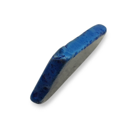 Titanium agate slice with hole 32x33 mm no 196 Titanium agate slice with hole 32x33 mm no 196