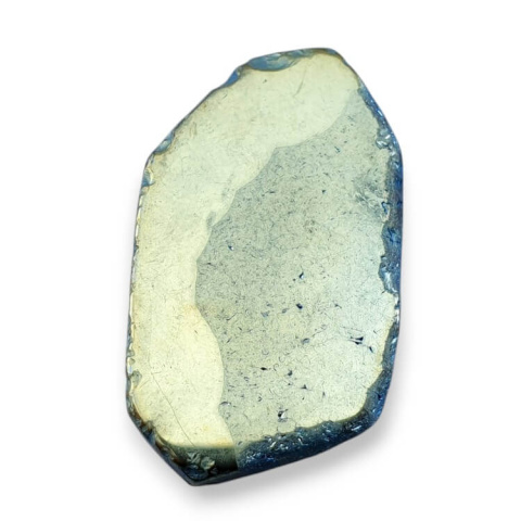Titanium agate slice with hole 33x19 mm no 101 Titanium agate slice with hole 33x19 mm no 101