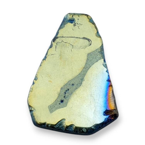 Titanium agate slice with hole 33x23 mm no 70 Titanium agate slice with hole 33x23 mm no 70