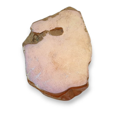 Titanium agate slice with hole 33x24 mm no 336