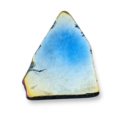 Titanium agate slice with hole 33x26 mm no 260 Titanium agate slice with hole 33x26 mm no 260