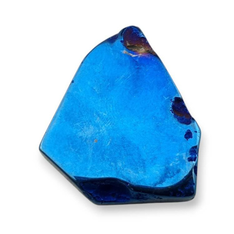 Titanium agate slice with hole 33x27 mm no 201 Titanium agate slice with hole 33x27 mm no 201