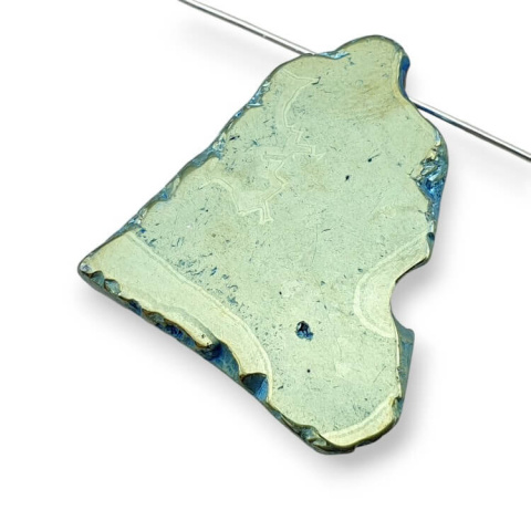 Titanium agate slice with hole 33x28 mm no 89 Titanium agate slice with hole 33x28 mm no 89