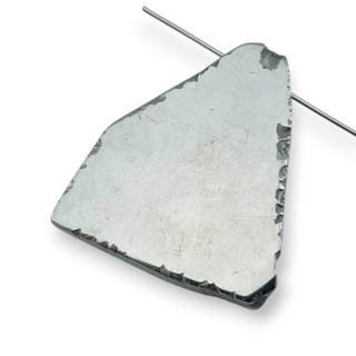 Titanium agate slice with hole 33x29 mm no 144