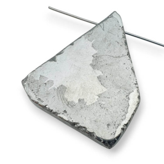 Titanium agate slice with hole 33x29 mm no 168