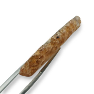 Titanium agate slice with hole 33x29 mm no 342