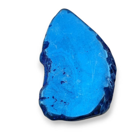 Titanium agate slice with hole 34x23 mm no 221 Titanium agate slice with hole 34x23 mm no 221