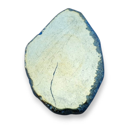 Titanium agate slice with hole 34x24 mm no 75 Titanium agate slice with hole 34x24 mm no 75