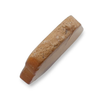 Titanium agate slice with hole 34x26 mm no 309