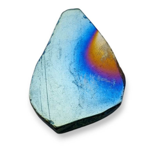 Titanium agate slice with hole 34x27 mm no 80 Titanium agate slice with hole 34x27 mm no 80