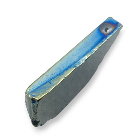 Titanium agate slice with hole 34x27 mm no 91 Titanium agate slice with hole 34x27 mm no 91