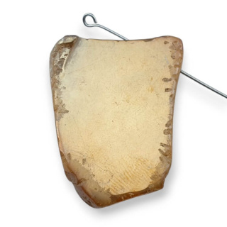 Titanium agate slice with hole 34x28 mm no 317