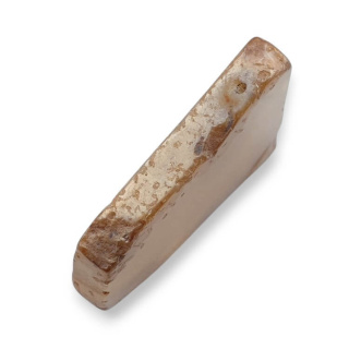 Titanium agate slice with hole 34x28 mm no 317