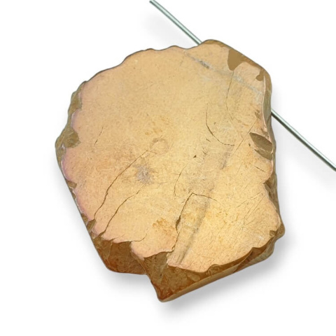 Titanium agate slice with hole 34x28 mm no 344 Titanium agate slice with hole 34x28 mm no 344