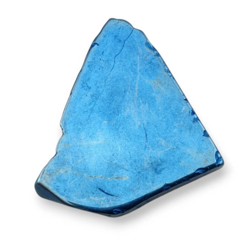 Titanium agate slice with hole 34x32 mm no 228 Titanium agate slice with hole 34x32 mm no 228