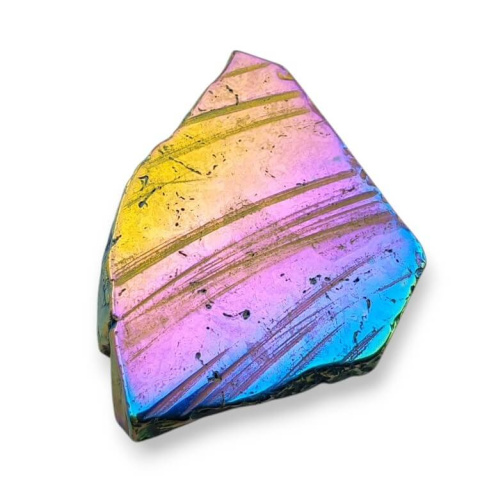 Titanium agate slice with hole 34x32 mm no 292 Titanium agate slice with hole 34x32 mm no 292