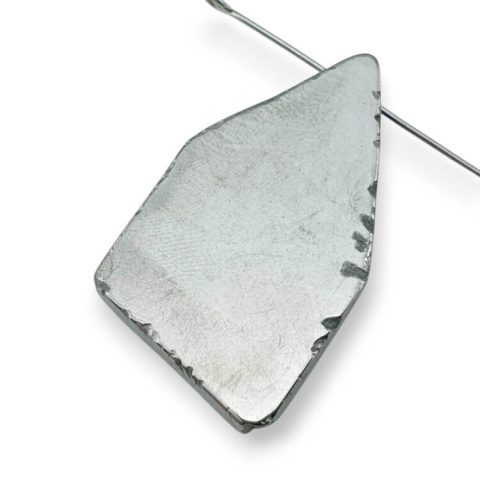 Titanium agate slice with hole 35x22 mm no 126 Titanium agate slice with hole 35x22 mm no 126