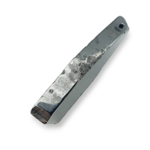 Titanium agate slice with hole 35x22 mm no 126 Titanium agate slice with hole 35x22 mm no 126