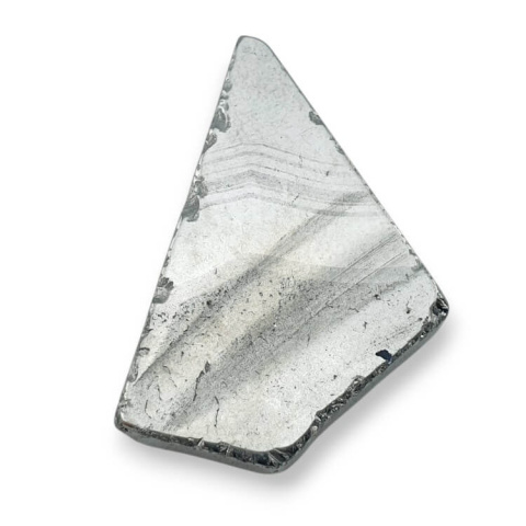 Titanium agate slice with hole 35x23 mm no 145