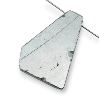 Titanium agate slice with hole 35x23 mm no 156
