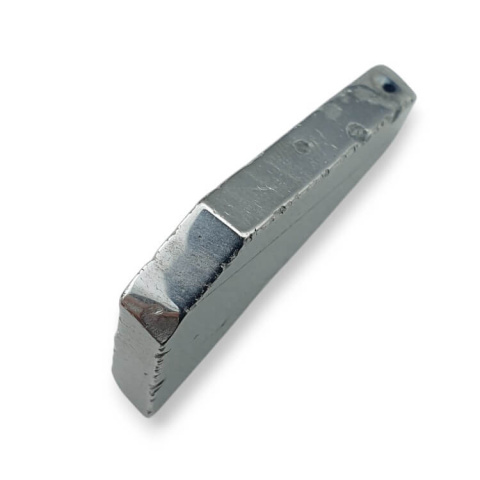 Titanium agate slice with hole 35x23 mm no 156 Titanium agate slice with hole 35x23 mm no 156