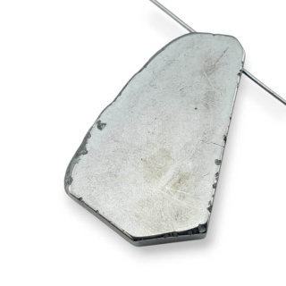Titanium agate slice with hole 35x23 mm no 164
