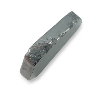 Titanium agate slice with hole 35x23 mm no 164