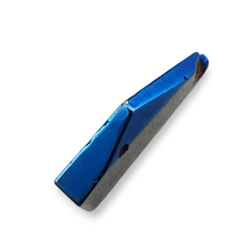 Titanium agate slice with hole 35x24 mm no 207 Titanium agate slice with hole 35x24 mm no 207