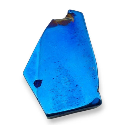 Titanium agate slice with hole 35x24 mm no 207 Titanium agate slice with hole 35x24 mm no 207