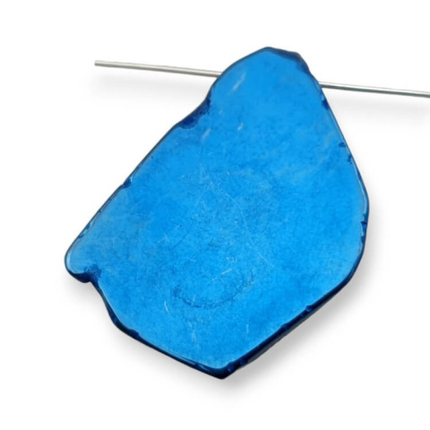 Titanium agate slice with hole 35x24 mm no 214 Titanium agate slice with hole 35x24 mm no 214