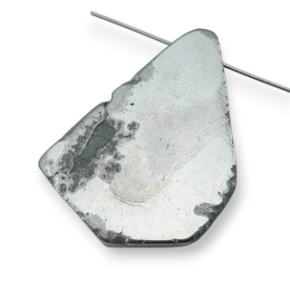 Titanium agate slice with hole 35x26 mm no 170