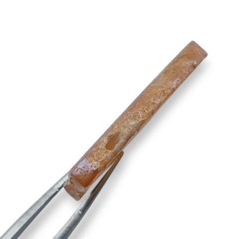 Titanium agate slice with hole 35x26 mm no 303 Titanium agate slice with hole 35x26 mm no 303